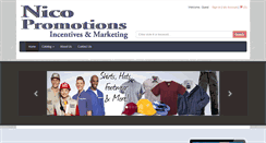 Desktop Screenshot of nicopromotions.com